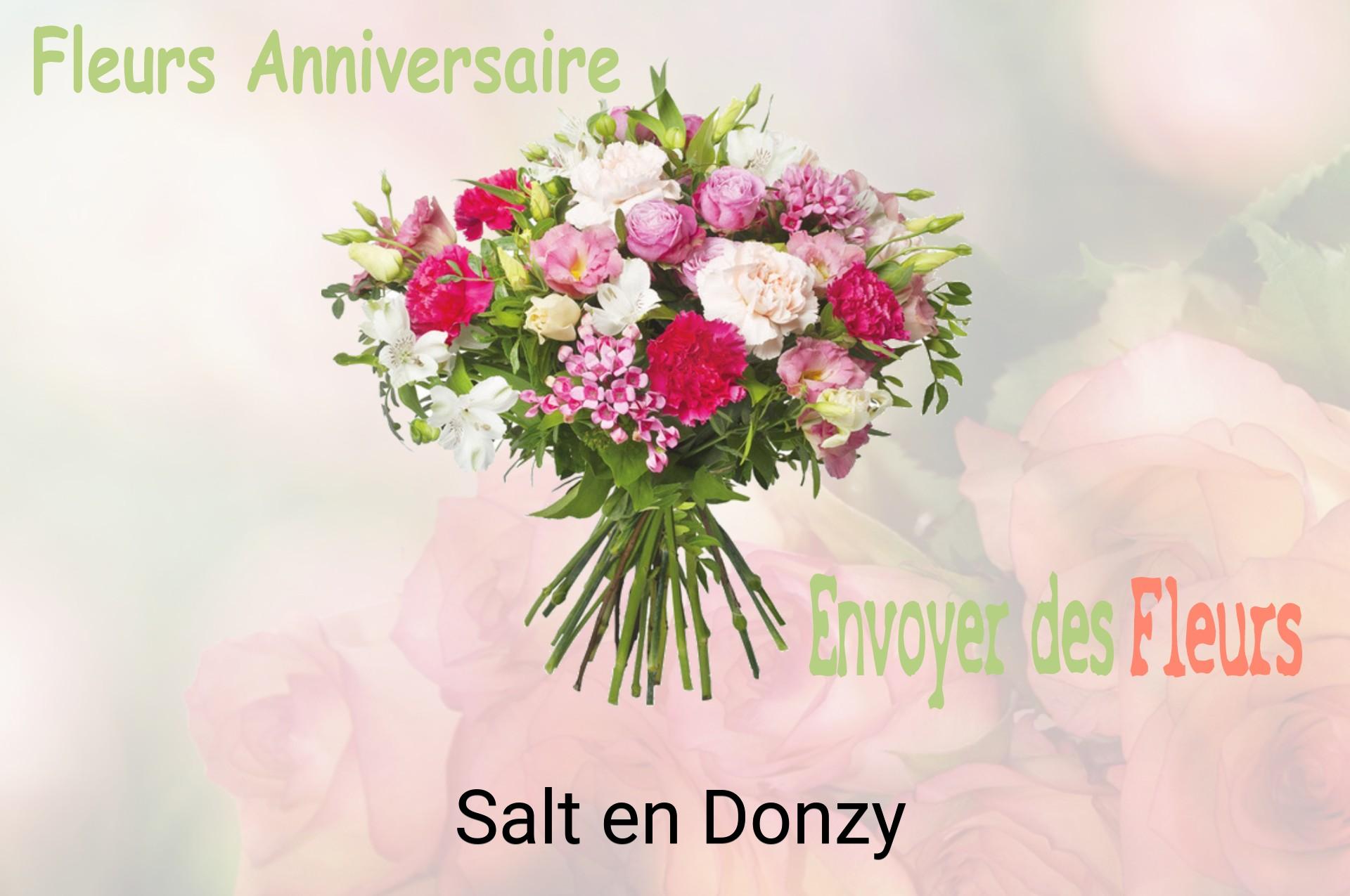 Bouquet de fleurs d’anniversaire livré à Salt-en-Donzy